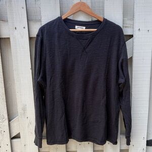 Goodthreads Men’s Long-Sleeve Crew Sweatshirt in Black